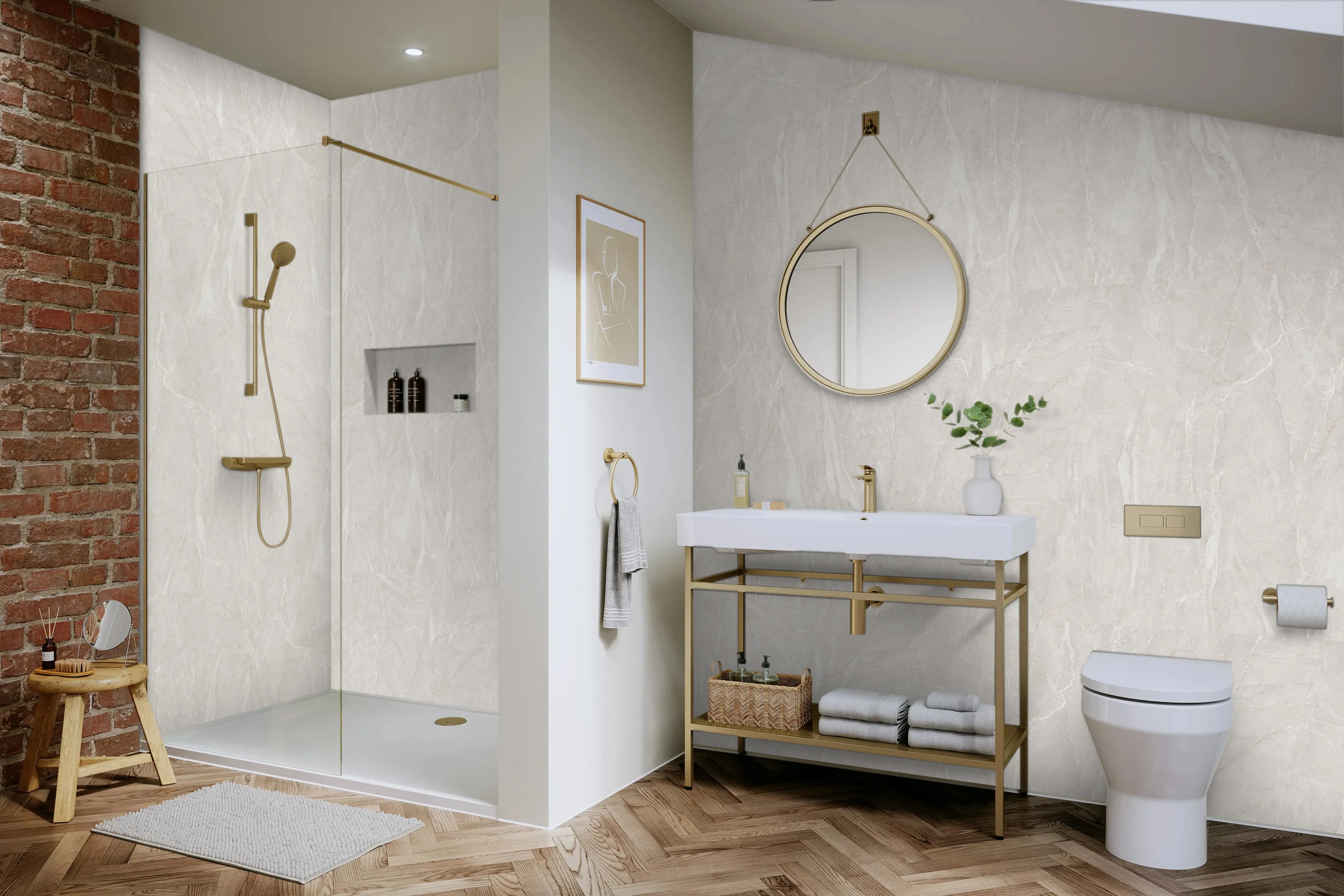 Madrid Greige in-situ installation render 2